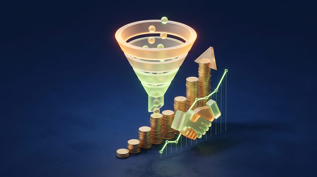 Growth & sales illustration
