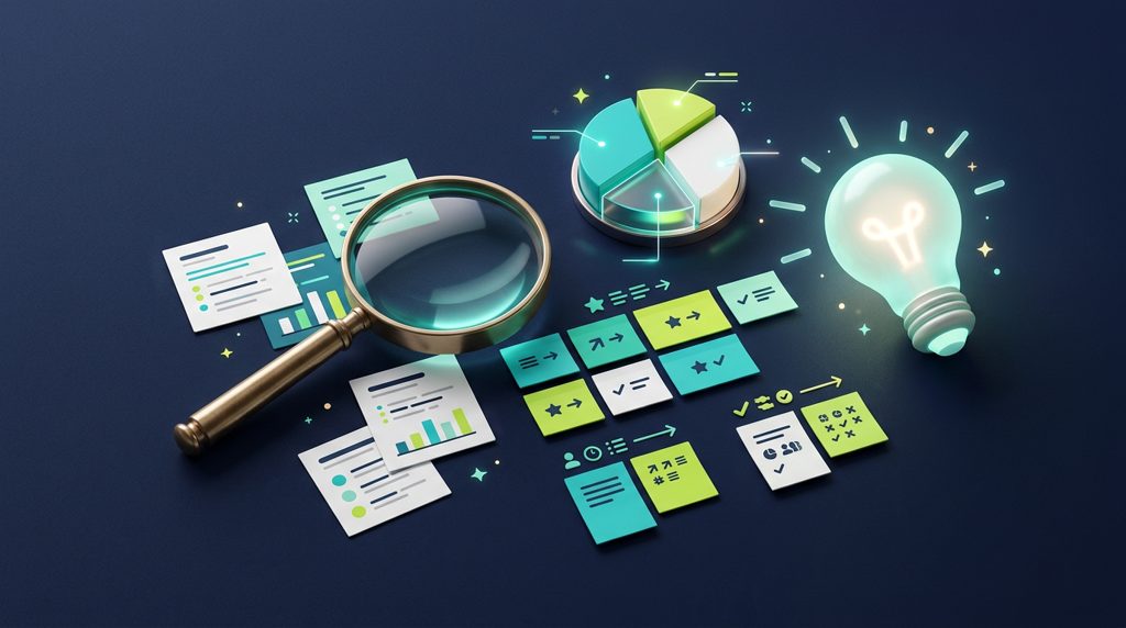 Research & insights illustration